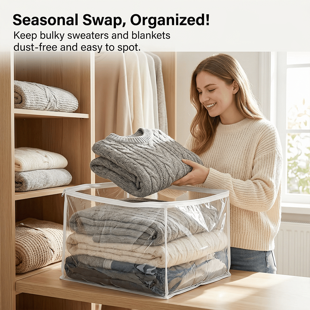 Transparente Beutel – 6er-Set