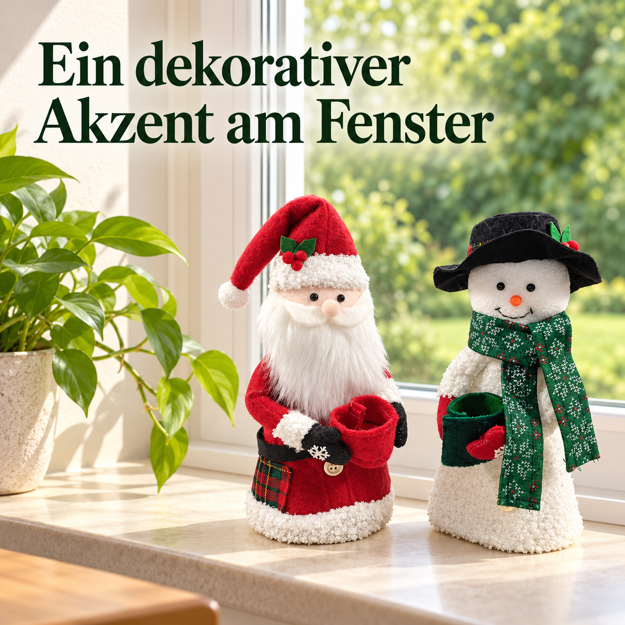 Dekofiguren-Duo für gemütliche Weihnachtsstimmung
