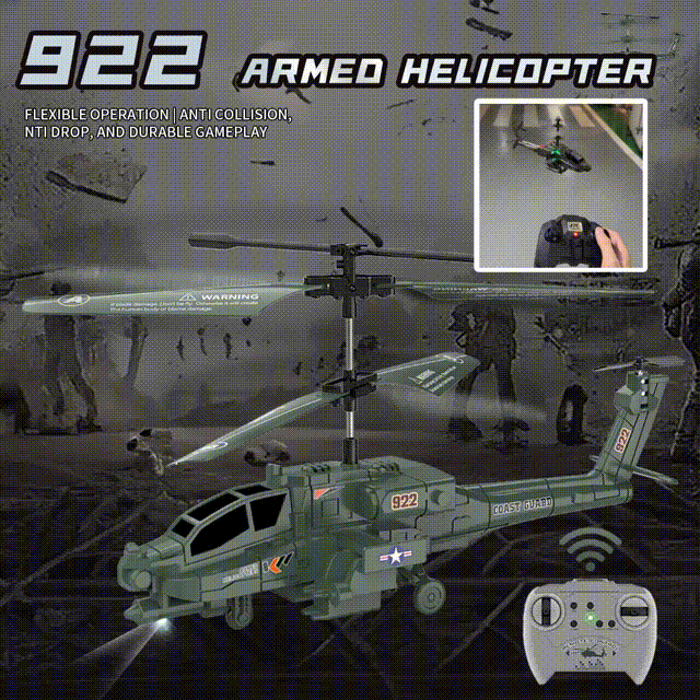 Ferngesteuerter RC-Militärhubschrauber