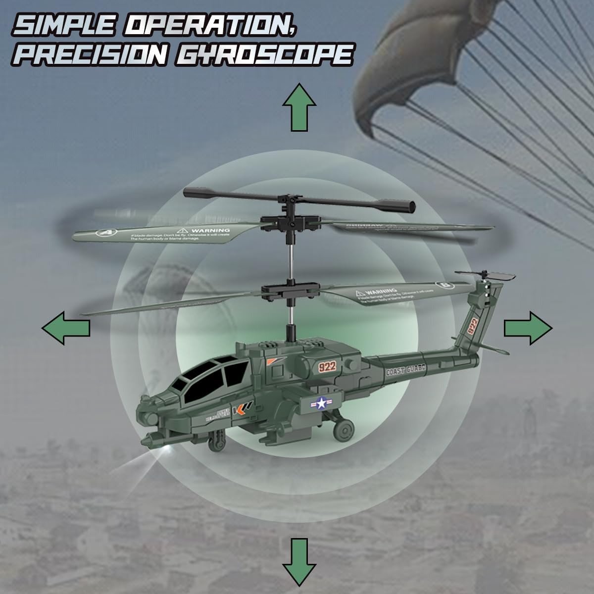 Ferngesteuerter RC-Militärhubschrauber