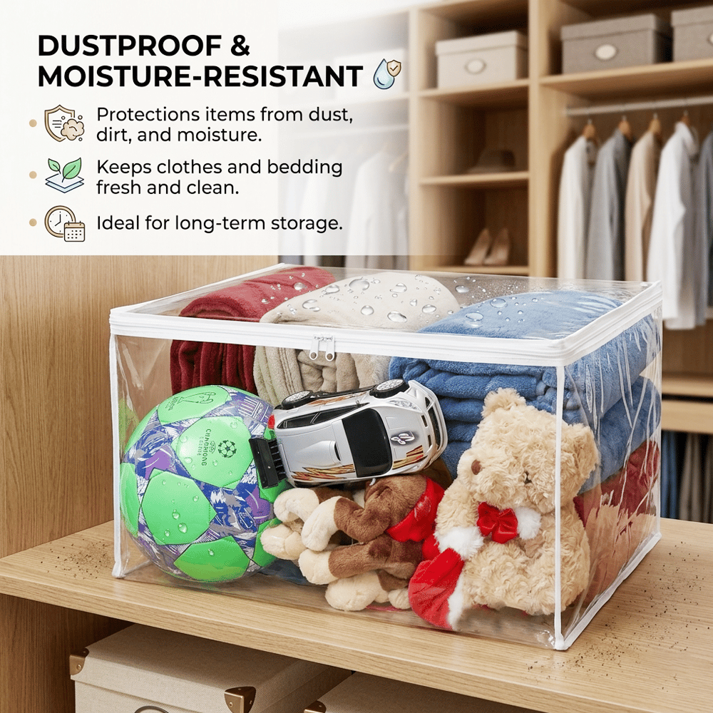 Transparente Beutel – 6er-Set