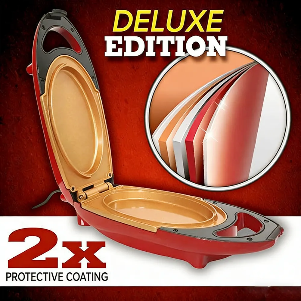 🍳 Electric 5-Minute Chef Frying Pan Cook Healthy Meals In 5 Minutes: Non-Stick Electric Pan — No Heavy Scrubbing, No Stove Required! 🍳⚡