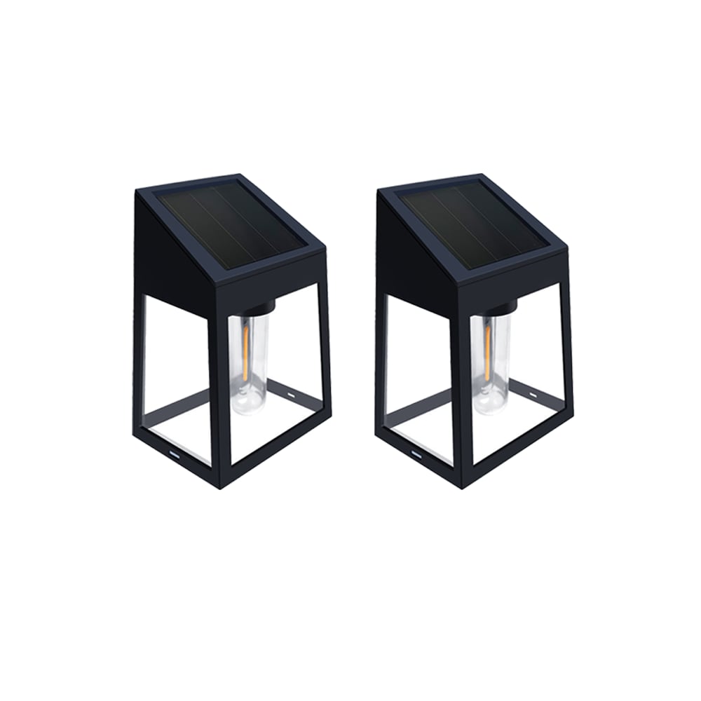 Solar-Wandleuchten im 2er-Set