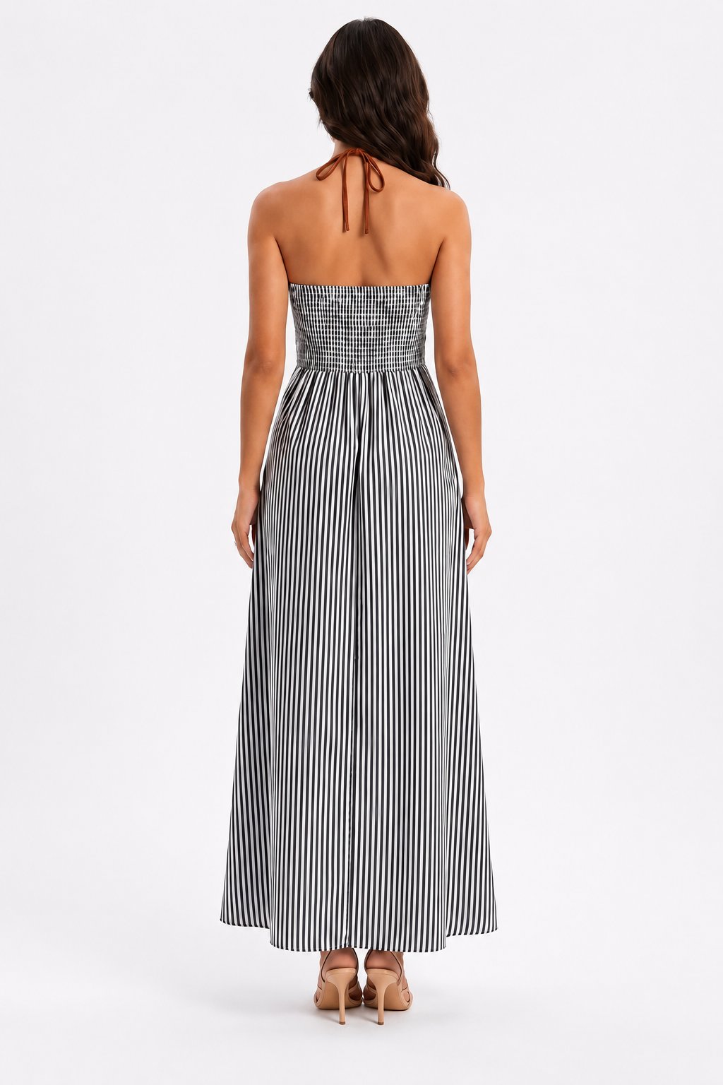 Elegantes ärmelloses Damen-Boho-Maxikleid