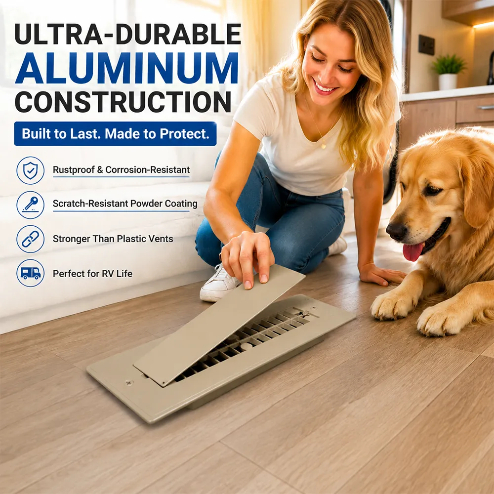 🏡 Heavy-Duty RV Floor Vent Cover