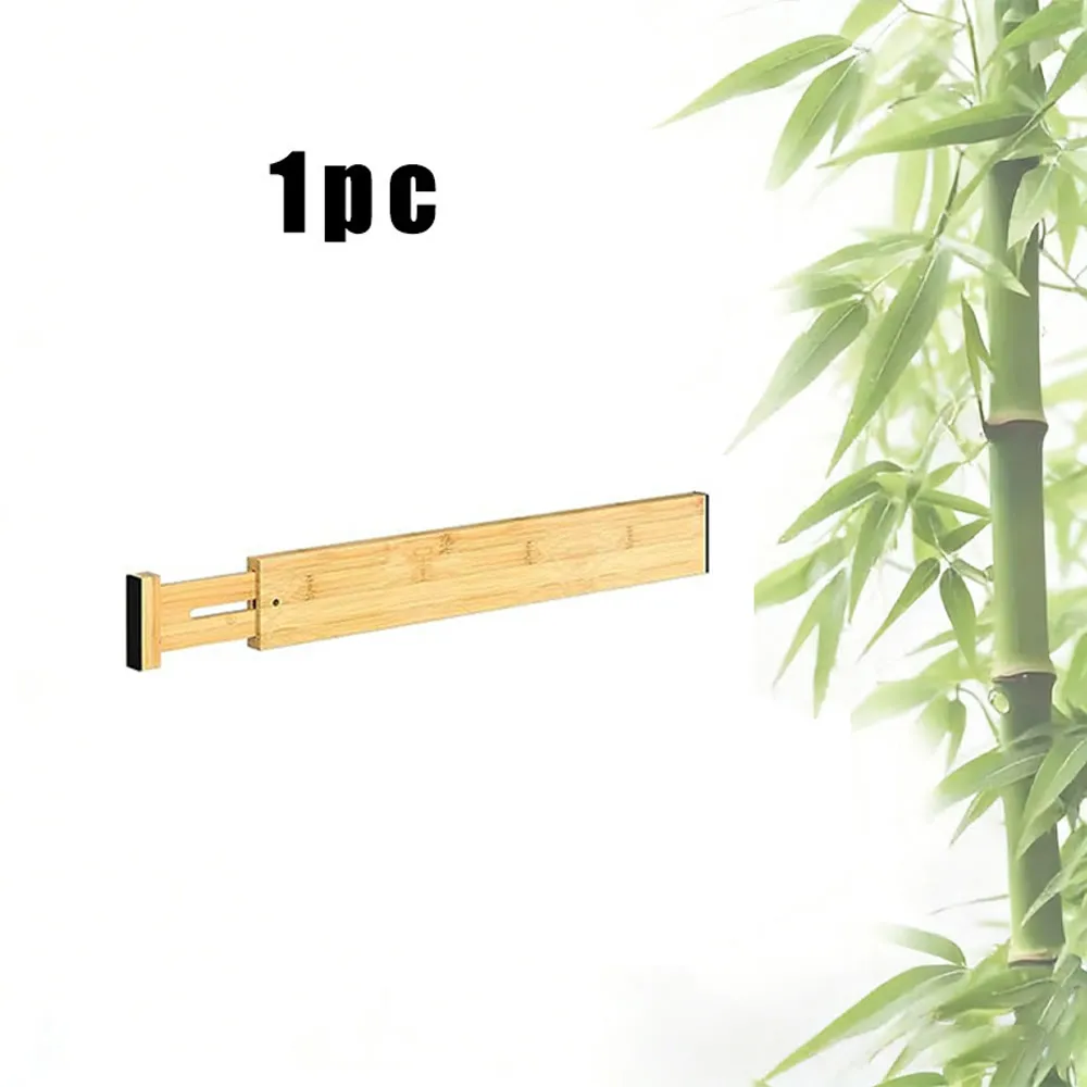 Spring-Fit Bamboo Drawer Dividers