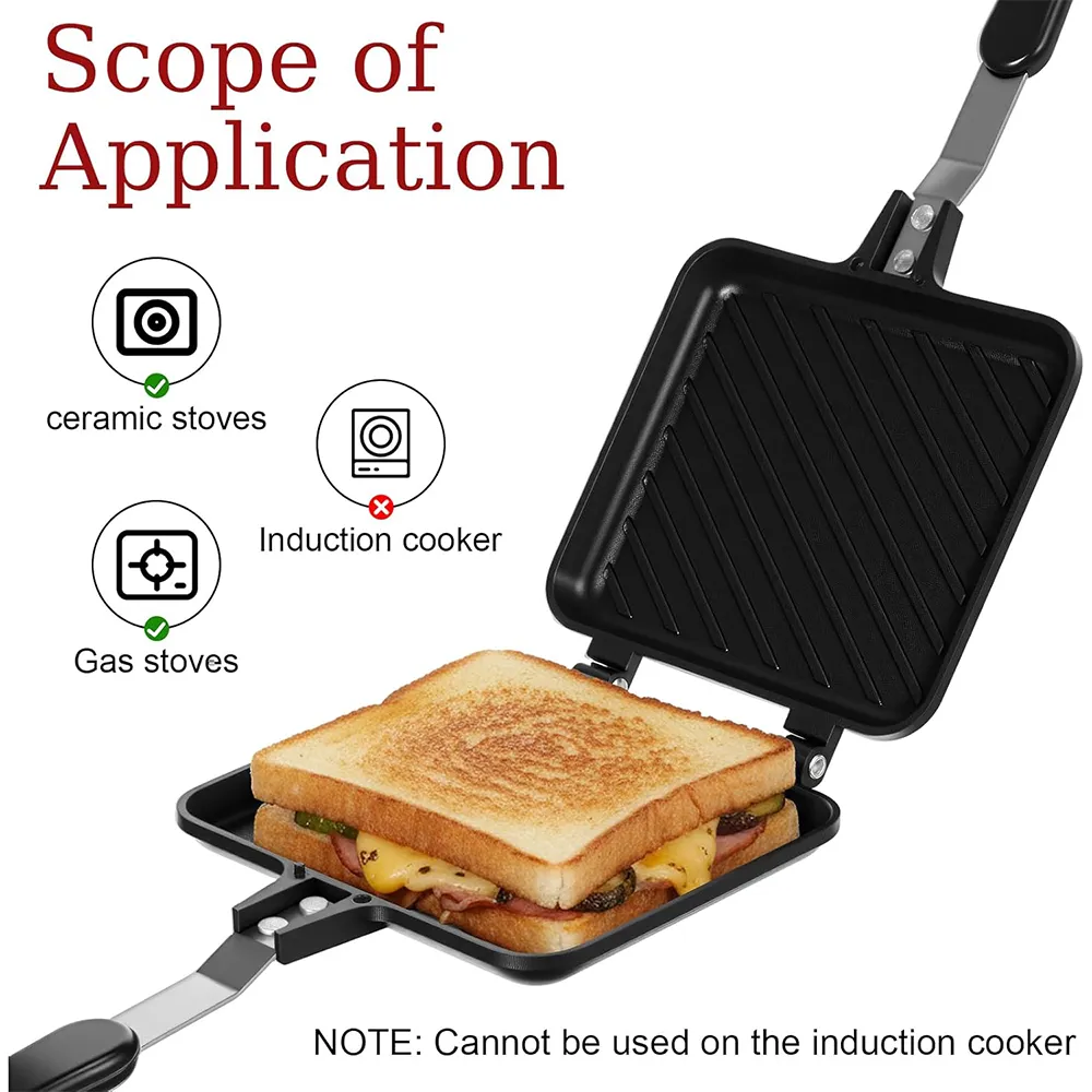 🥪 Stovetop Sandwich Maker Pan