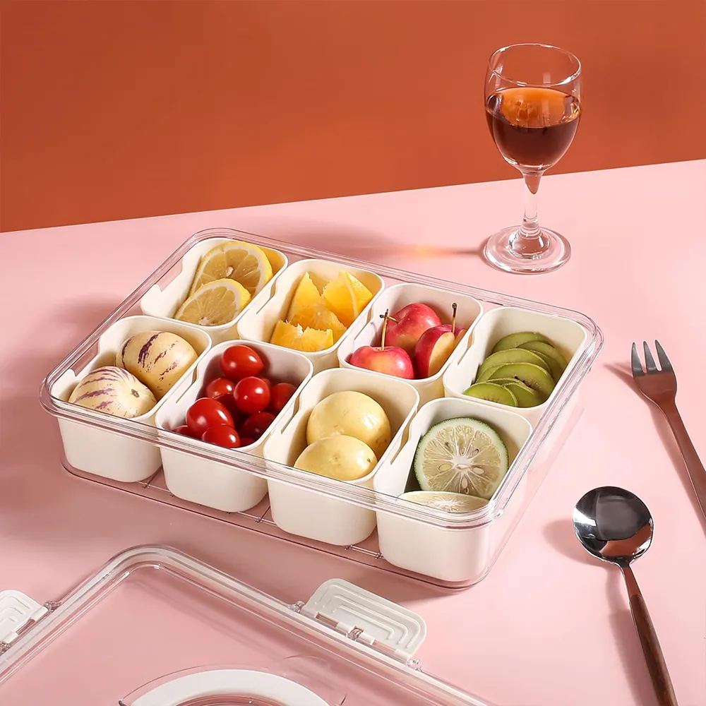 🍓 Snackle Box Container with Lid & Handle