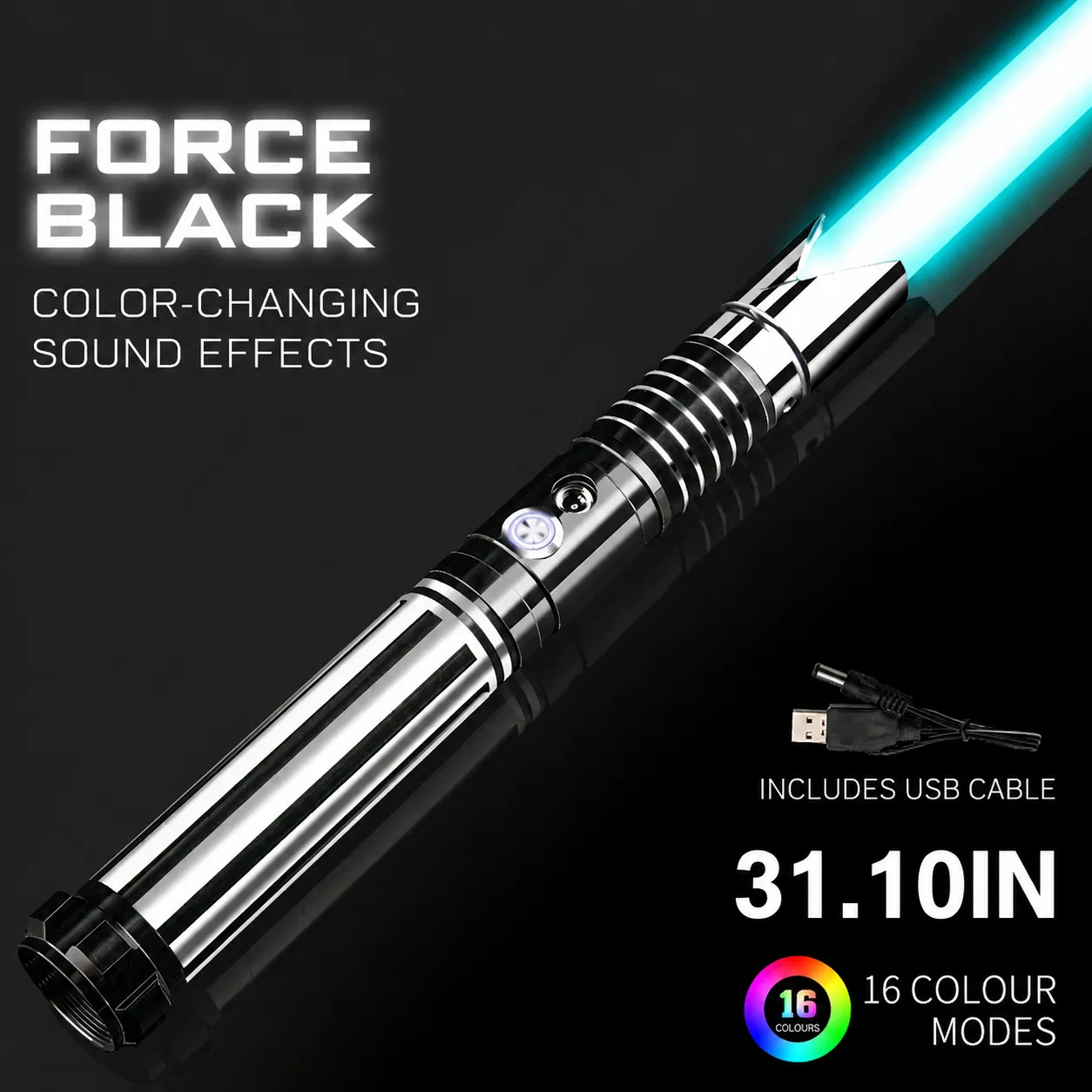 ⚔️ Ultimate 16-Color Lightsaber Experience