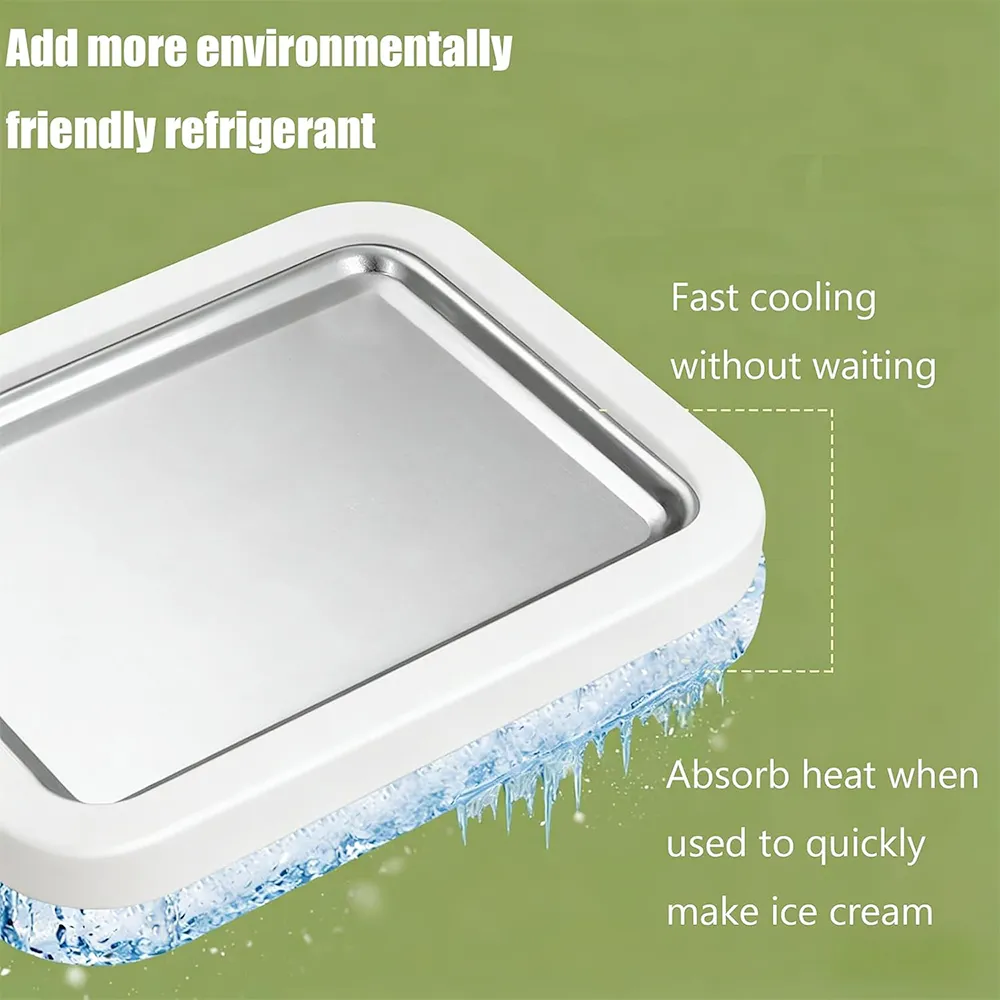 Rolled Ice Cream Maker: Create gourmet frozen treats at home with no electricity or rock salt required. 🍦