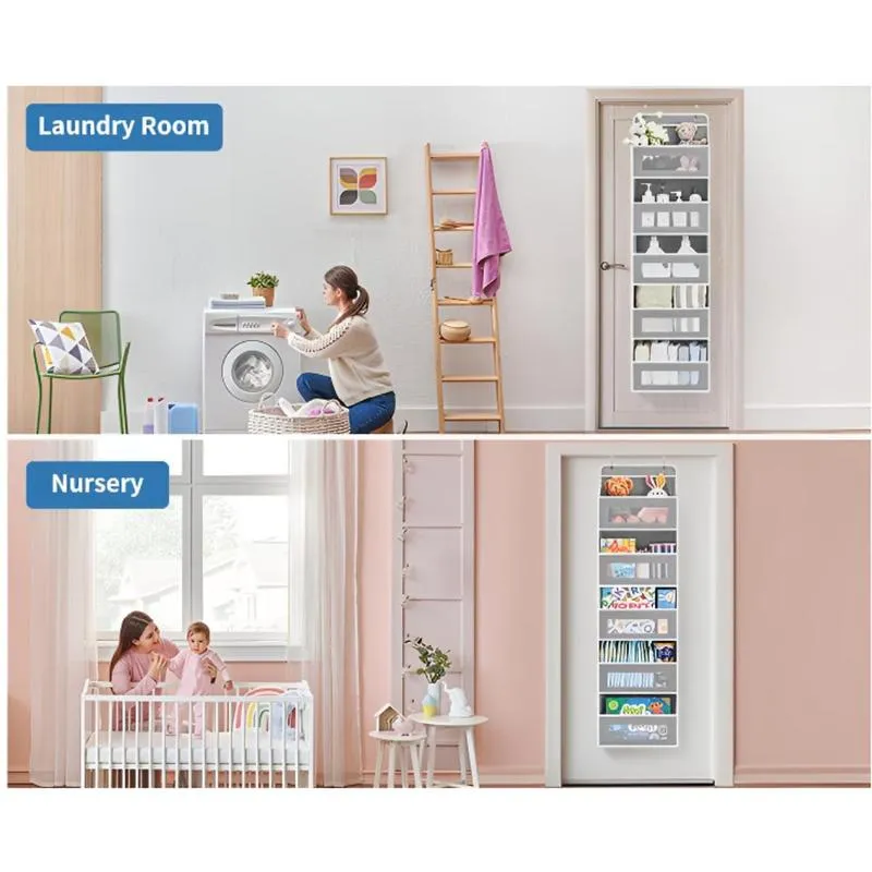 🧸Door Hanging Storage Rack - 5+5 Pockets for Everyday