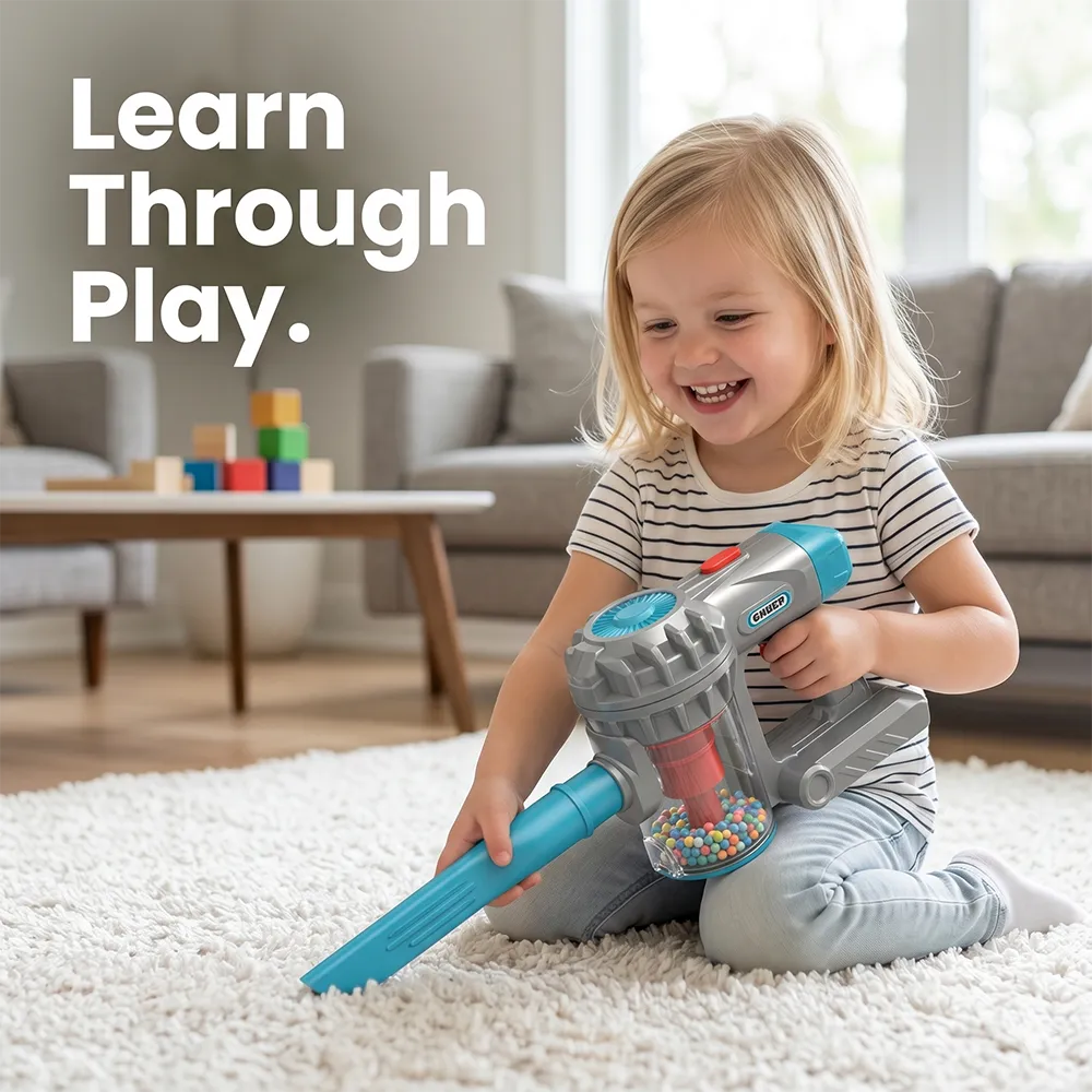 🧸3-in-1 Kids Toy Vacuum Cleaner – Realistic Cleaning Fun for Little Helpers