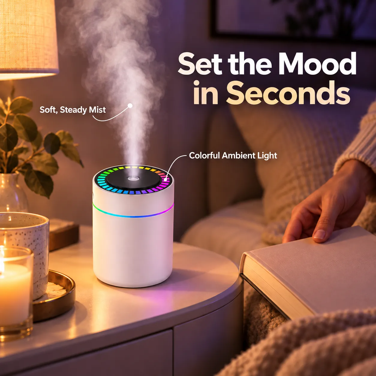 ColorGlow USB Aroma Diffuser & Humidifier