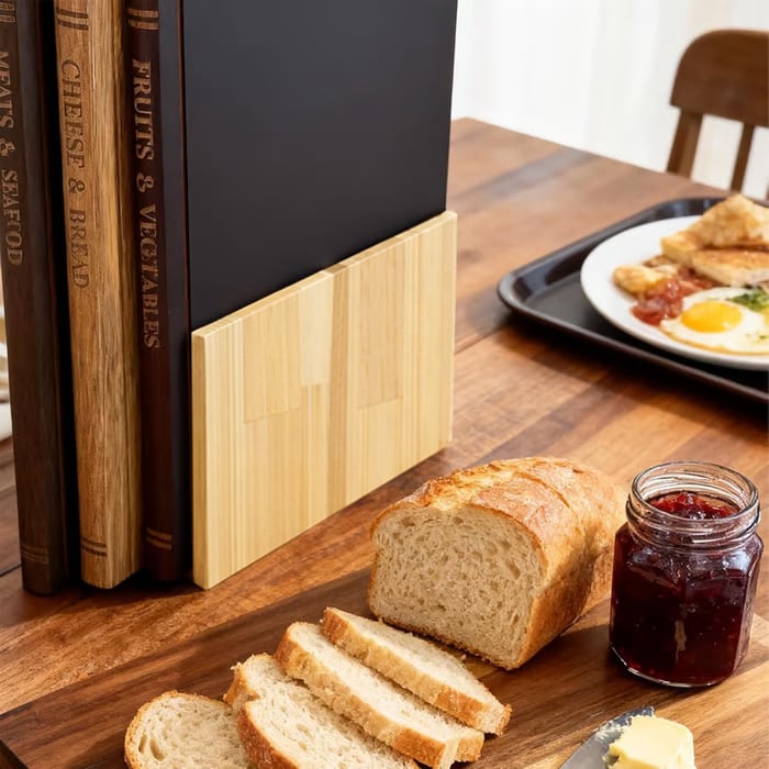 Dickes Holz-Schneidebrettset – 3-teilig