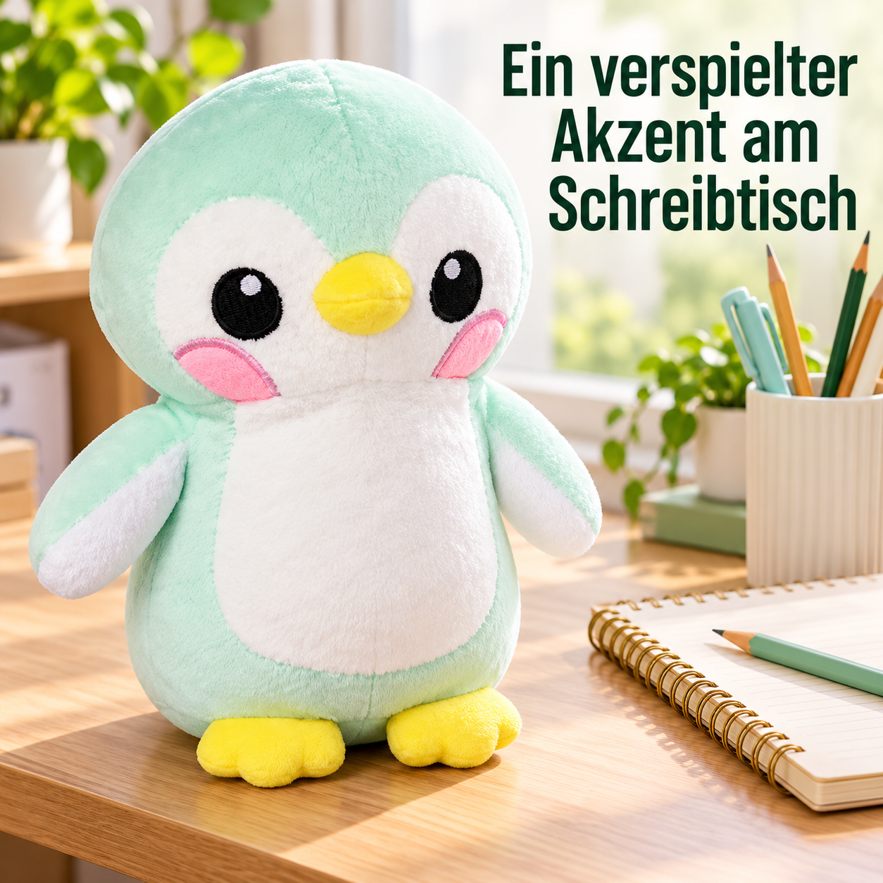 Leuchtender Plüschpinguin für fantasievolle Spielmomente