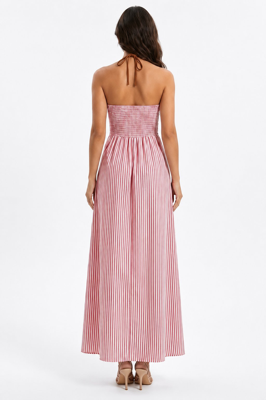 Elegantes ärmelloses Damen-Boho-Maxikleid