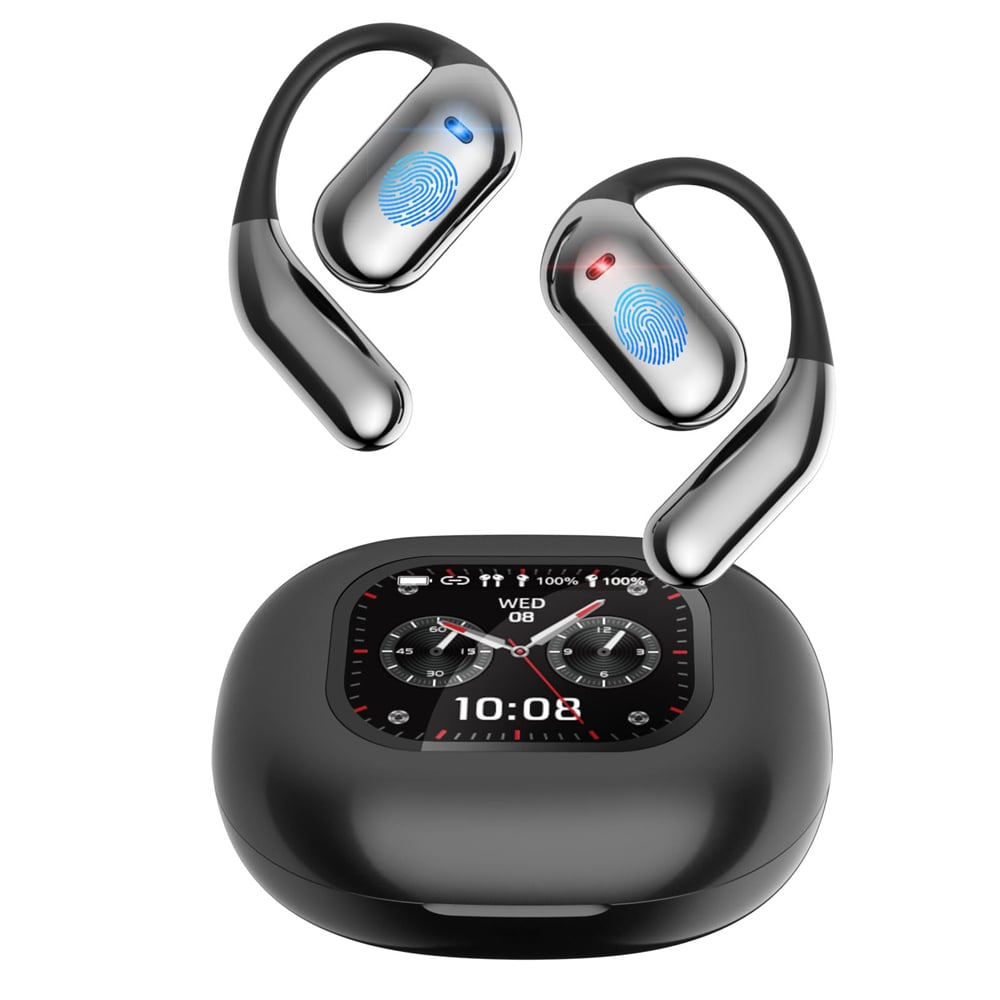 Smarte offene Bluetooth-5.4-Kopfhörer mit KI-Echtzeitübersetzung in 144 Sprachen