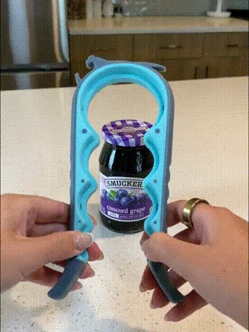 🟧 Easy Grip Jar, Bottle & Can Opener demonstration