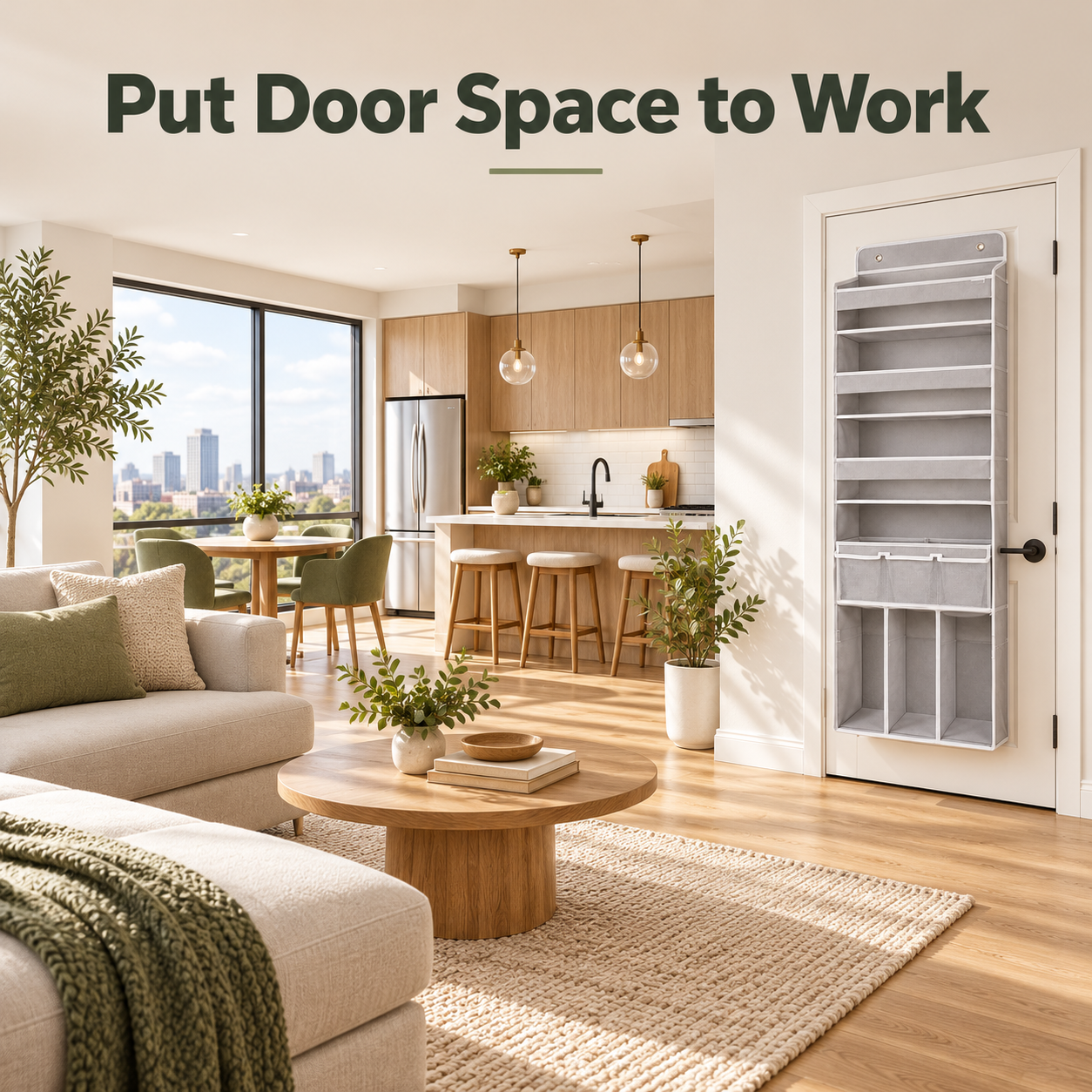 Over-the-Door Organizer for Easy-Access Everyday Storage