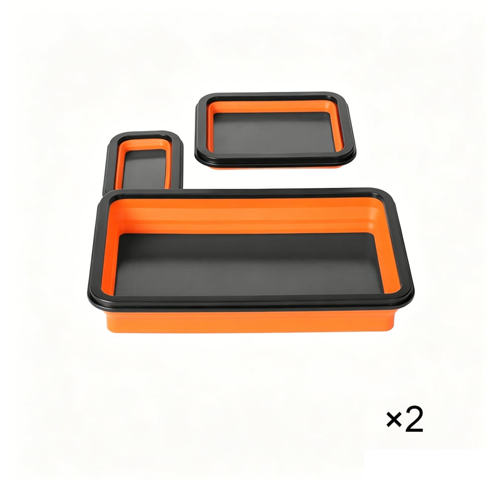 Zusammenklappbares magnetisches Kleinteileschalen-Set – 3 Größen