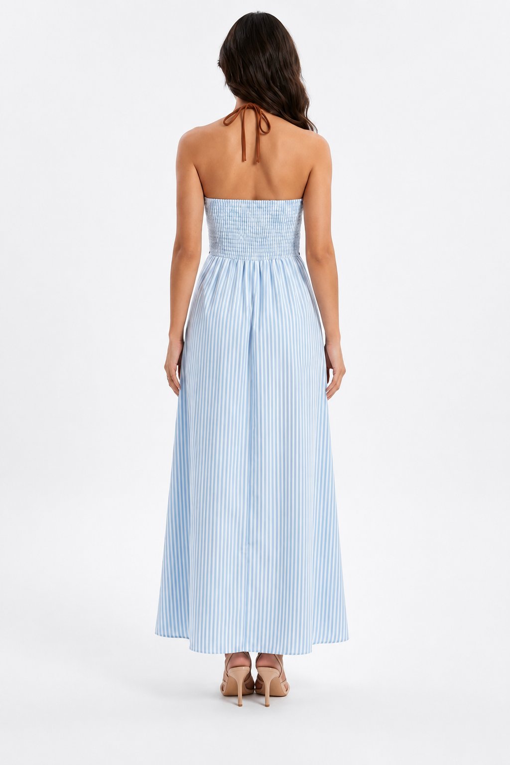 Elegantes ärmelloses Damen-Boho-Maxikleid