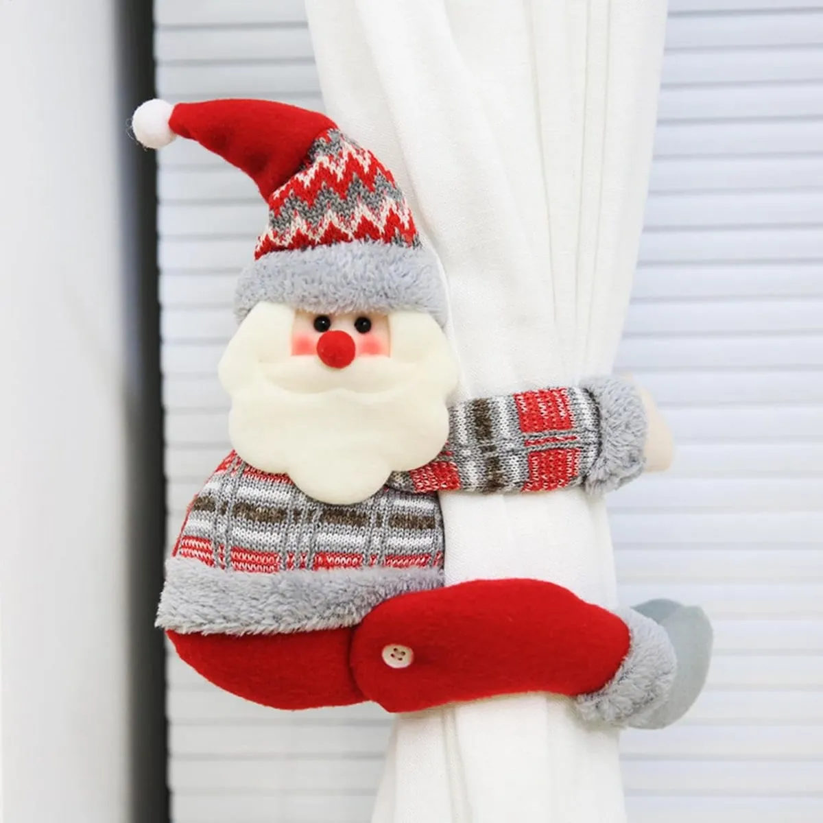 Holiday Hug weihnachtliche Vorhanghalter und Griffdekoration