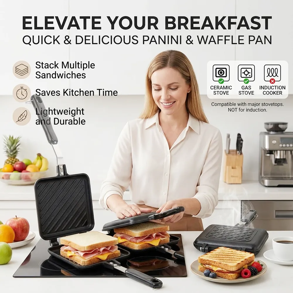 🥪 Stovetop Sandwich Maker Pan