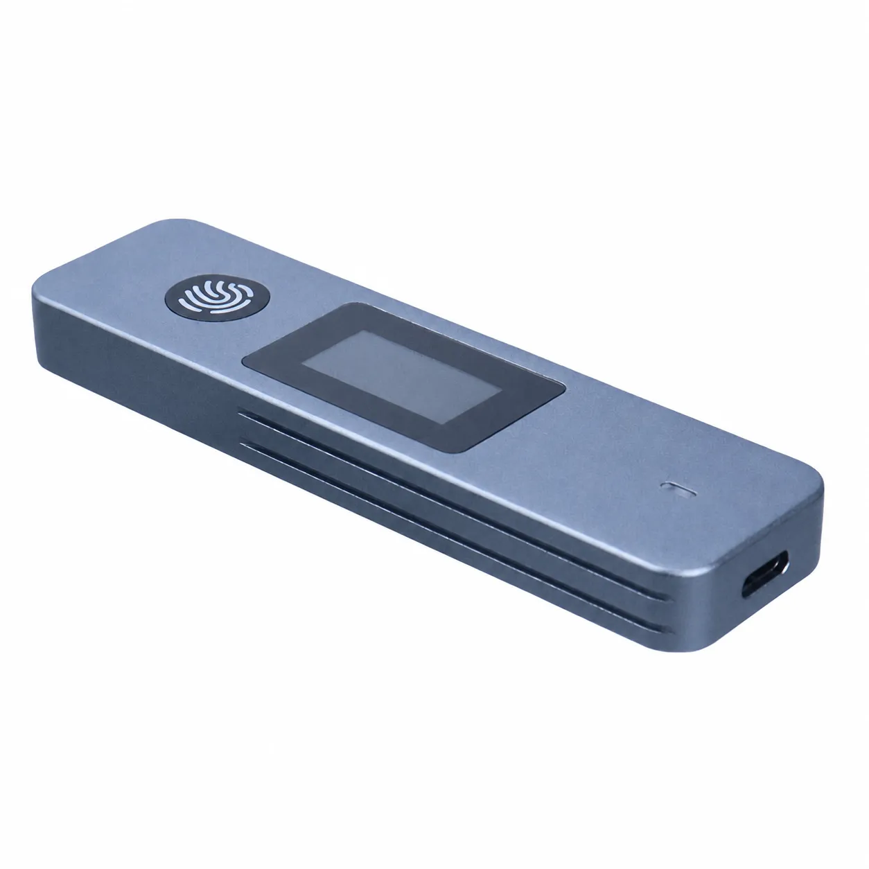 SecureTouch Visual Fingerprint M.2 SSD Enclosure