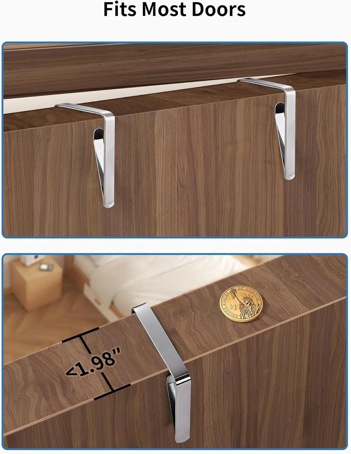 🧸Door Hanging Storage Rack - 5+5 Pockets for Everyday