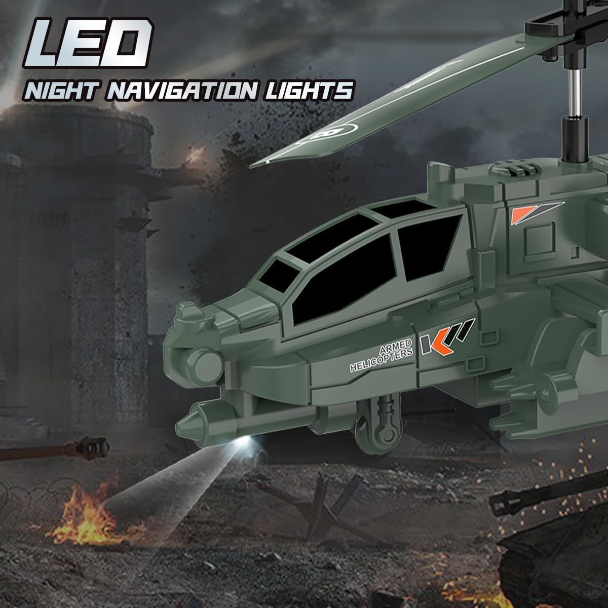 Ferngesteuerter RC-Militärhubschrauber