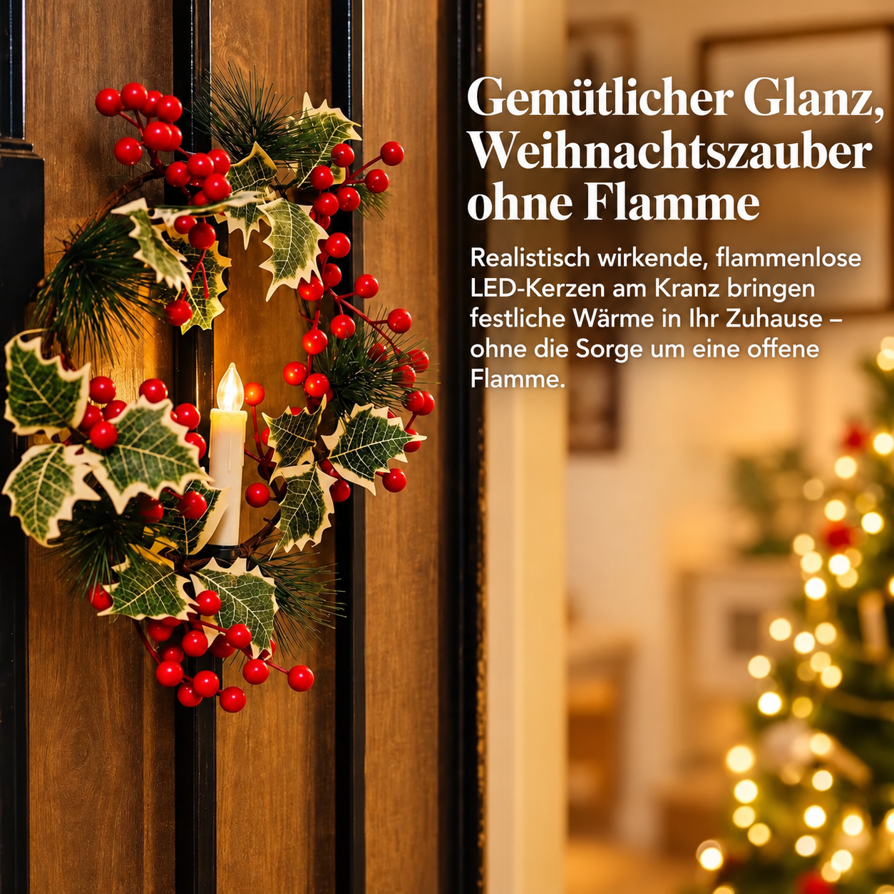 Flammenlose LED-Weihnachtsbaumkerzen mit Clip und Fernbedienung – 10er-Set