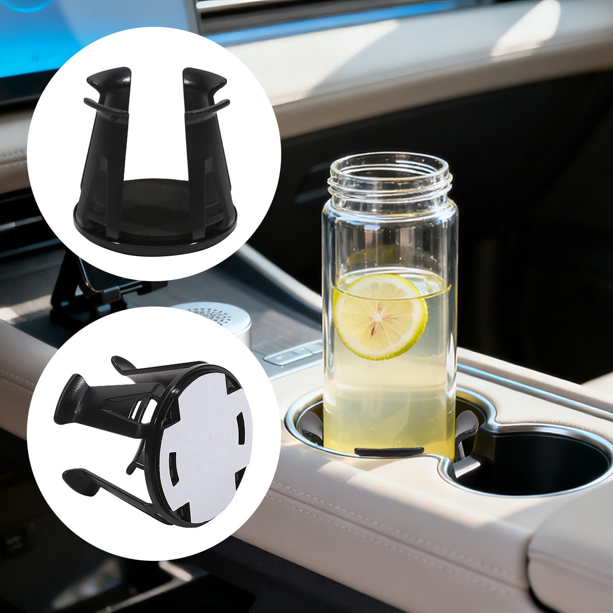 Stabilisierungseinsatz für Auto-Getränkehalter