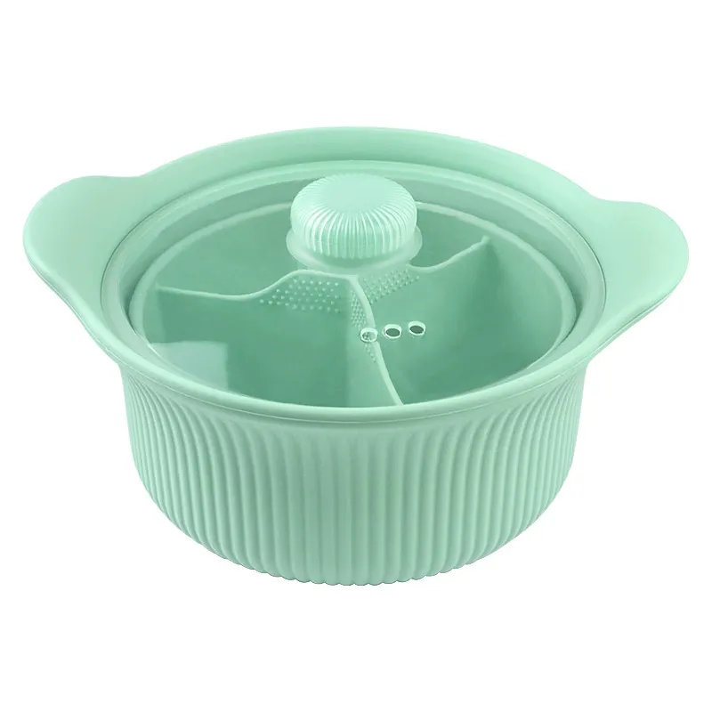 🍲Silicone Steamer Pot: Cook healthy, nutrient-rich meals in minutes using your microwave or oven.