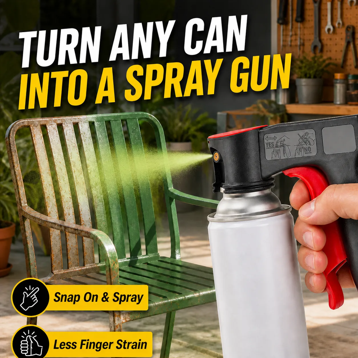 Portable Spray Can Trigger Handle