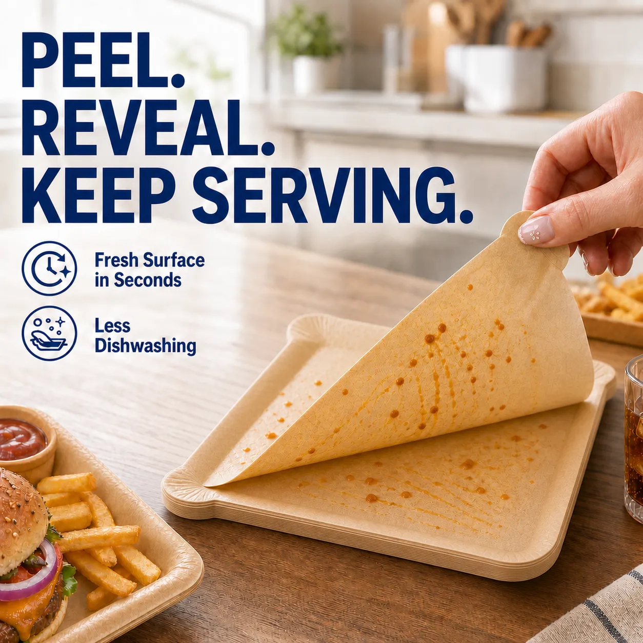 Less Dishwashing