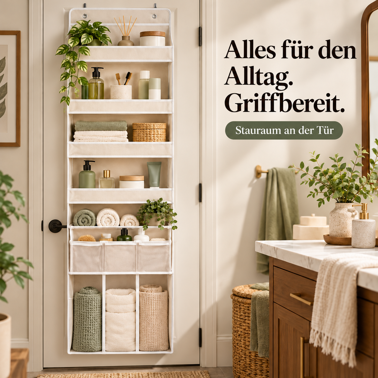 Türorganizer mit separatem Ausziehkorb – mehr Ordnung im Alltag