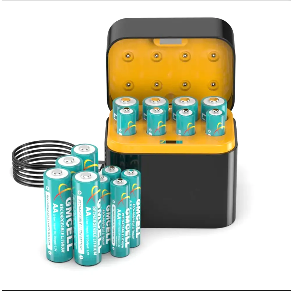 🔋 Tragbares intelligentes 8-Schacht-Akkuladegerät