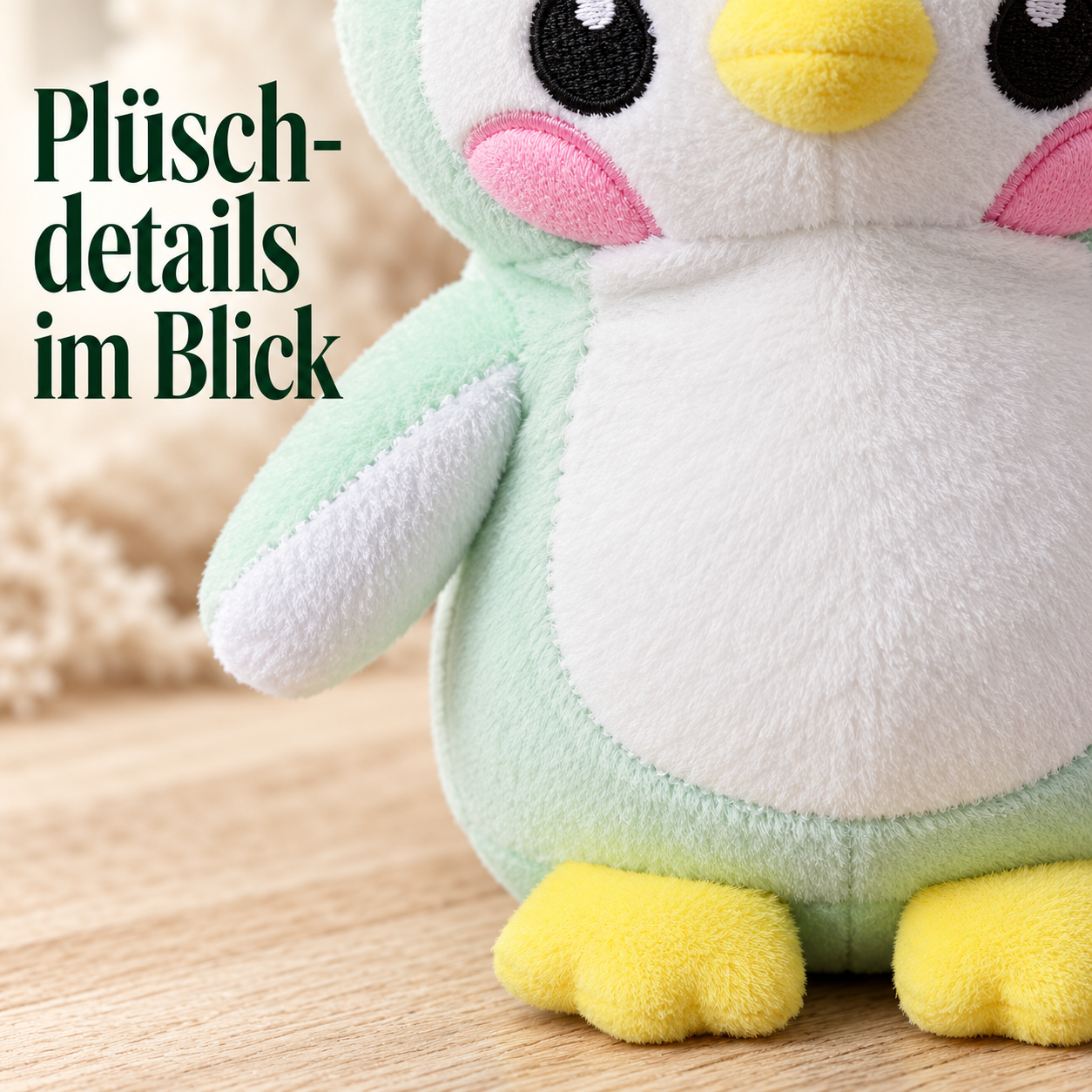 Leuchtender Plüschpinguin für fantasievolle Spielmomente