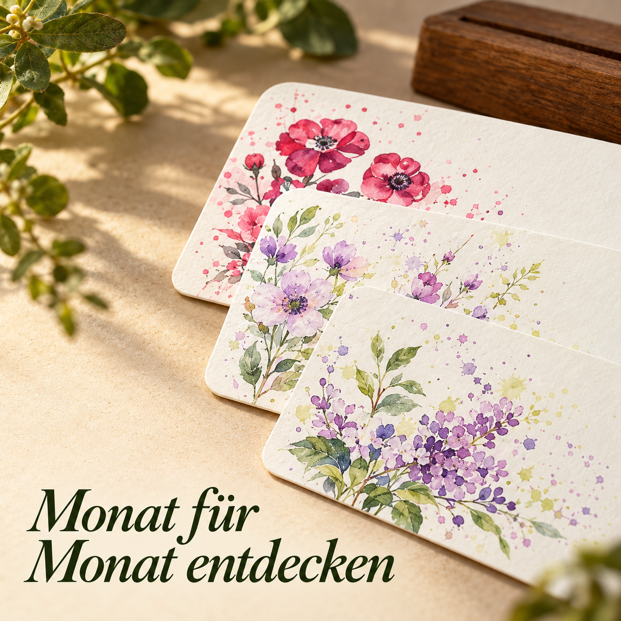Samenkalender 2027 aus pflanzbarem Papier