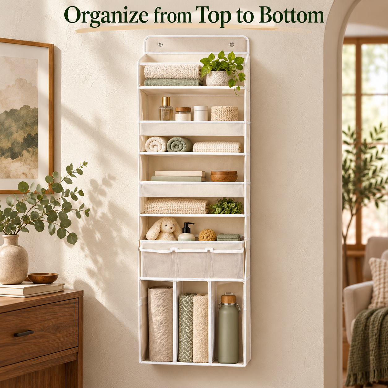 Over-the-Door Organizer for Easy-Access Everyday Storage