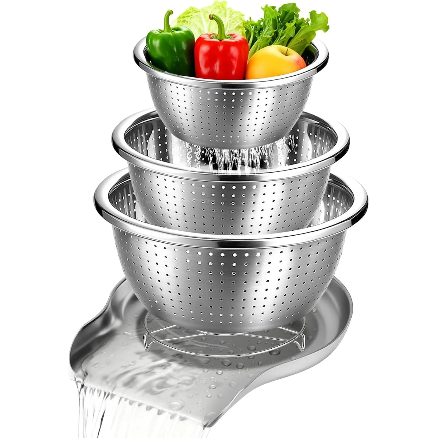 Nesting colanders