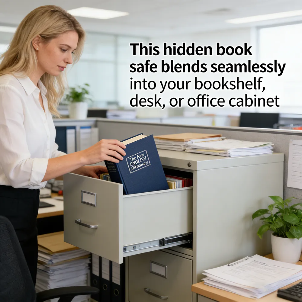 🔐Secret Hidden Dictionary Book Safe with Combination Lock