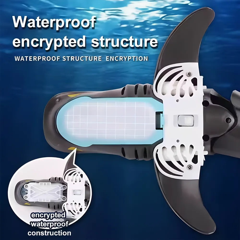🦈💦2.4G Remote Control Shark Toy – Realistic Swimming RC Shark for Kids