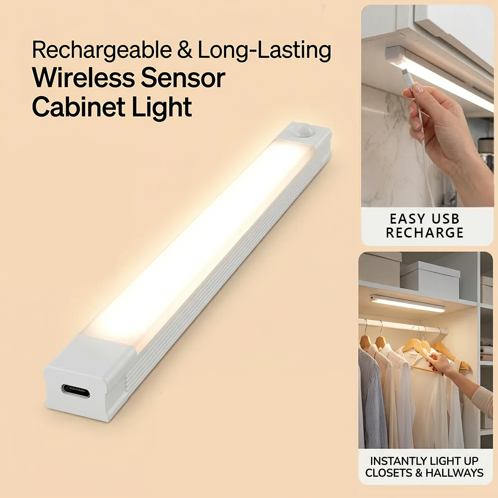 💡 Magnetic Cabinet Light: End the struggle of searching through dark pantries or closets with hands-free illumination. 🔦