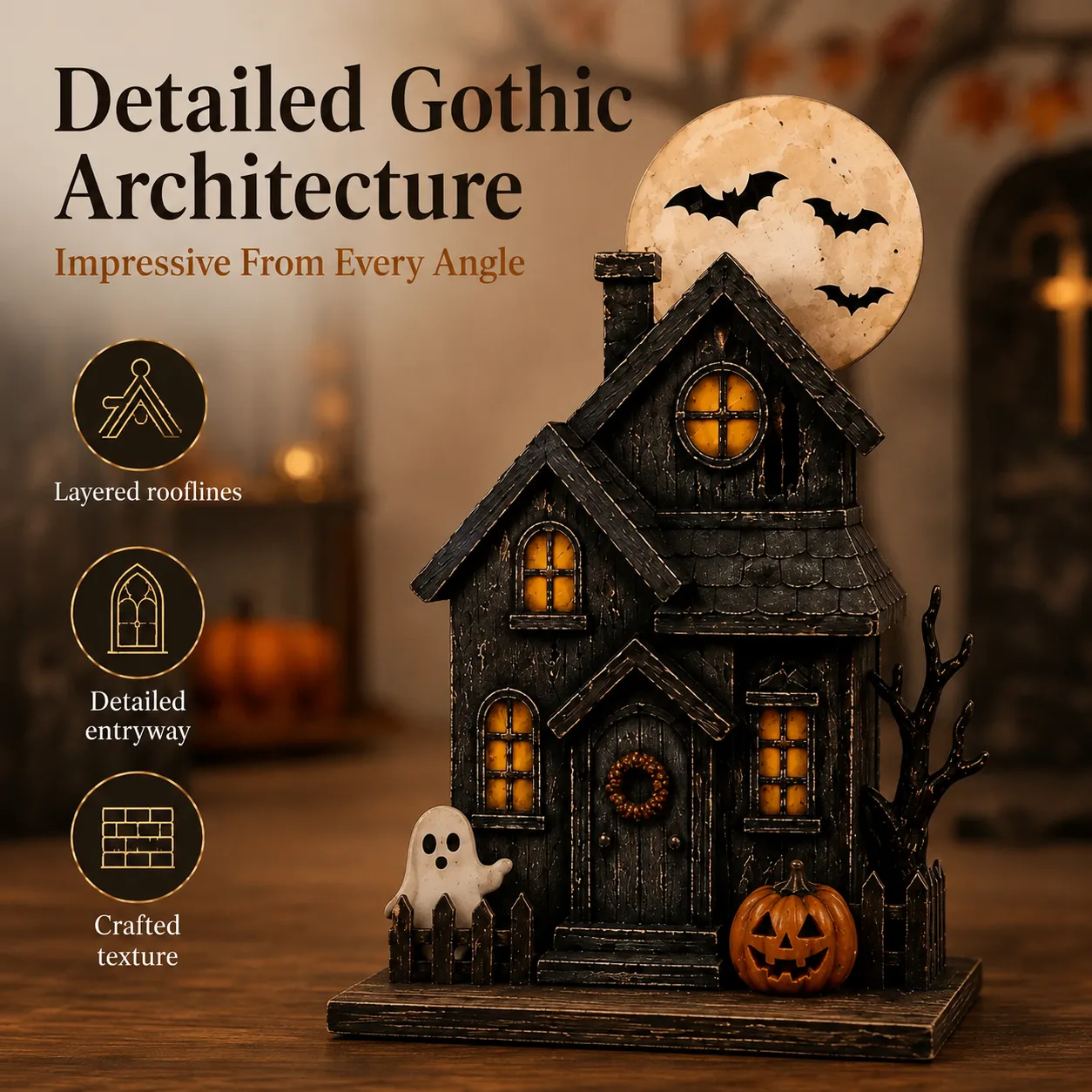 Figurines on mantel