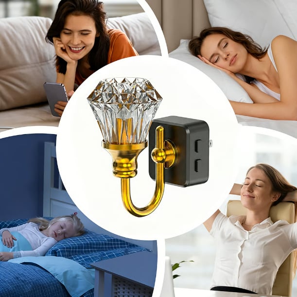 LED-Wandnachtlicht im Vintage-Stil mit sanftem Umgebungslicht
