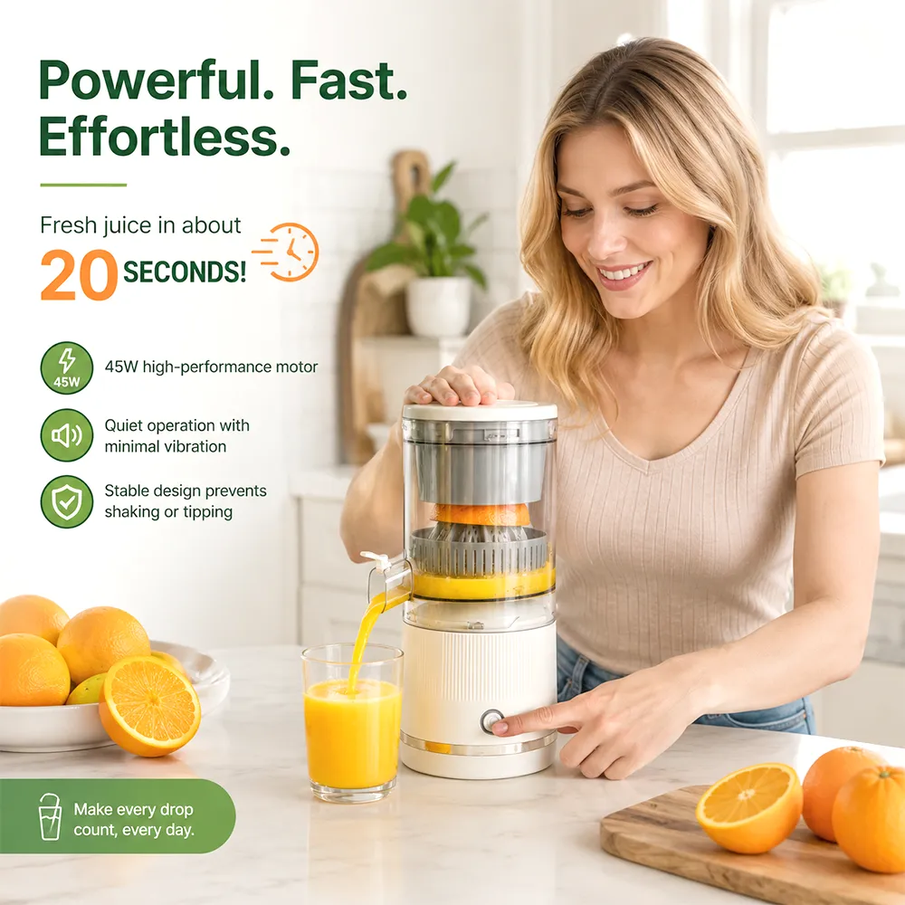 Powerful & Fast Juicing Performance