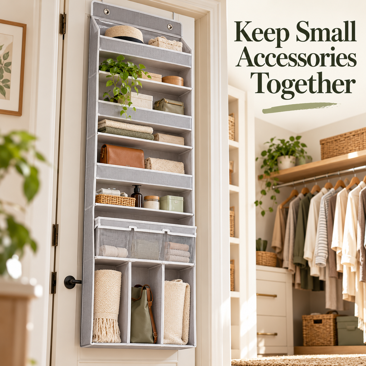 Over-the-Door Organizer for Easy-Access Everyday Storage