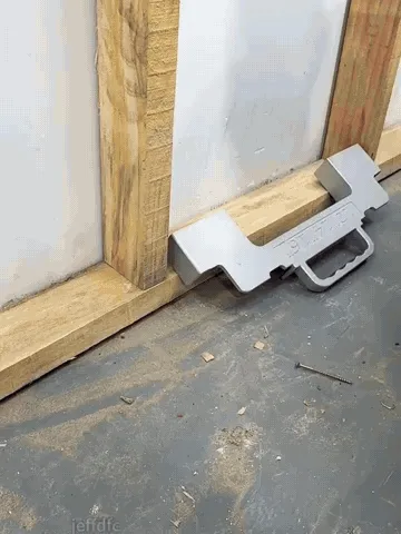 Quick-Set Stud Spacing Framing Jig demonstration