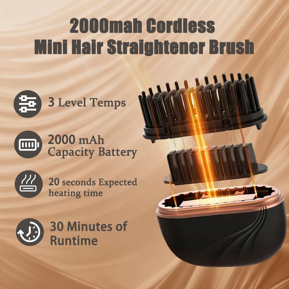 Tragbarer Mini-Haarglätter